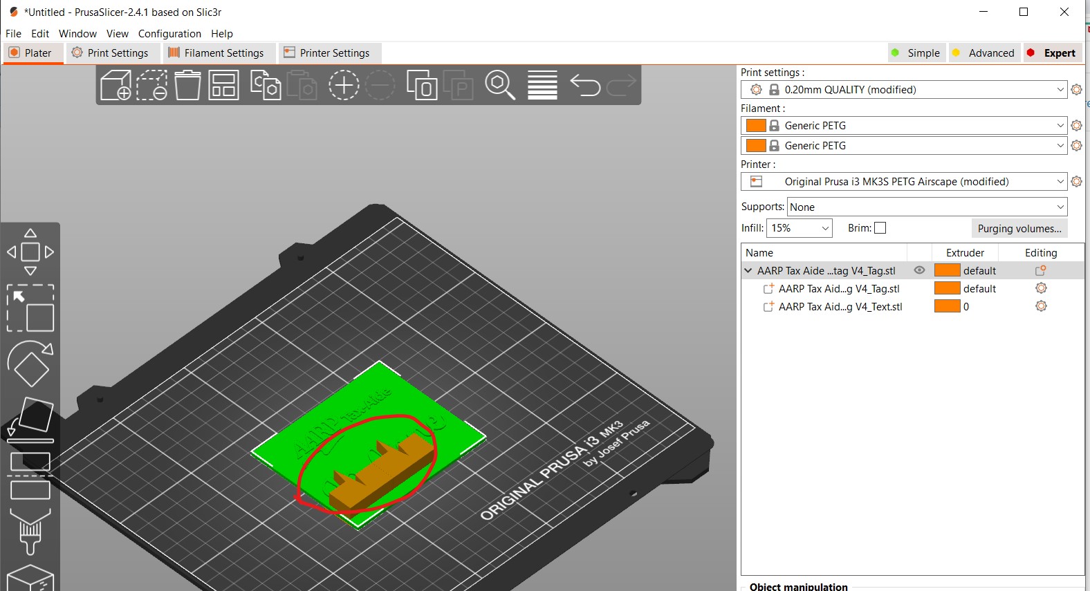 Use 2nd extruder only for a print not working – PrusaSlicer